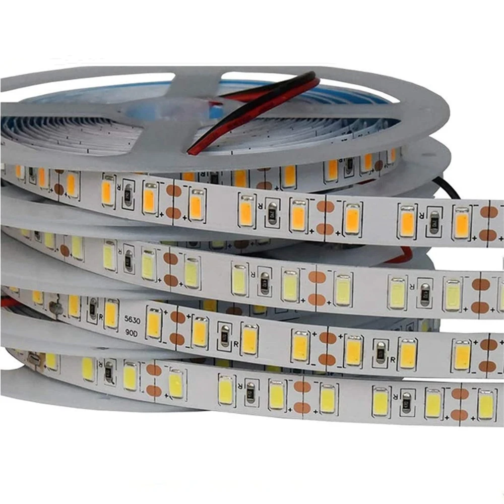 Гибкая СВЕТОДИОДНАЯ лента SMD 5630 высокой яркости [DBF] 12 В постоянного тока IP65 60