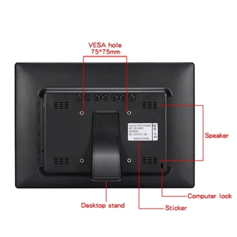  SJD-1303IPS 13.3 pollici Digital Photo Frame 1920x1080 HD Schermo Del Desktop di Visualizzazione Al
