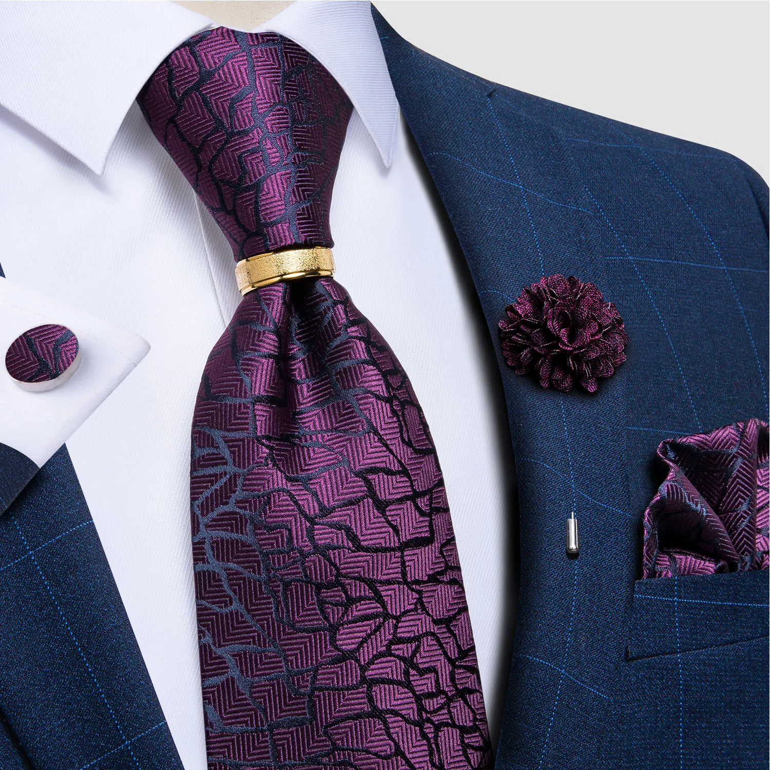 Designer Men's Wedding Silk Ties | Jewelry Addicts