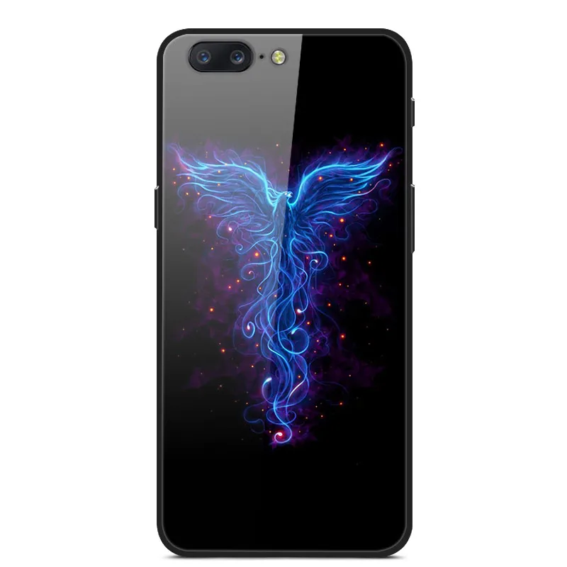 Для Oneplus 5 5 T чехол из закаленного стекла жесткий чехол для телефона для Oneplus 7 Pro TPU бампер чехол s для One plus 5 T 7 Pro Coque - Цвет: 17