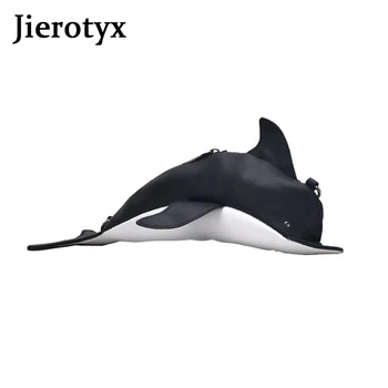 

JIEROTYX Popular Style Women;s Crossbody Bag Shark Shape Design Fashion Bag Casual Small Capacity Bags Casual Shoulder Bag