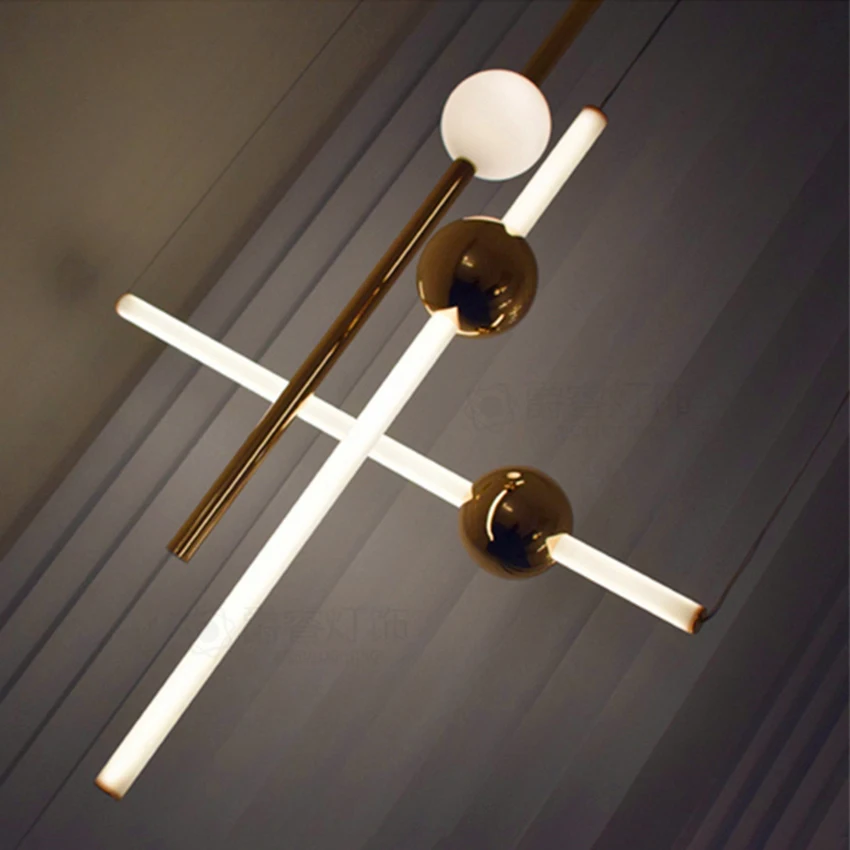 Nordic Orion трубка подвесной светильник s для Гостиная золото Led подвесной светильник Спальня Кухня дома индустриальный Лофт Декор Светильник настенные светильники