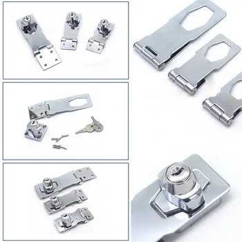 激安 掛け金ラッチステンレス鋼ロック 90 度ロックカードロックは、ドアロックをスライディングツールハードウェア窓キャビネット送料穴