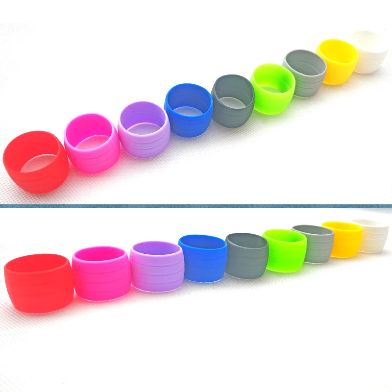 Bike Silicone Strap 1 Pair Elastic Strap Fixing Ring Anti-Skip Plugs Waterproof Wear Resistant Strap Loops for Road Bike Bar Tape