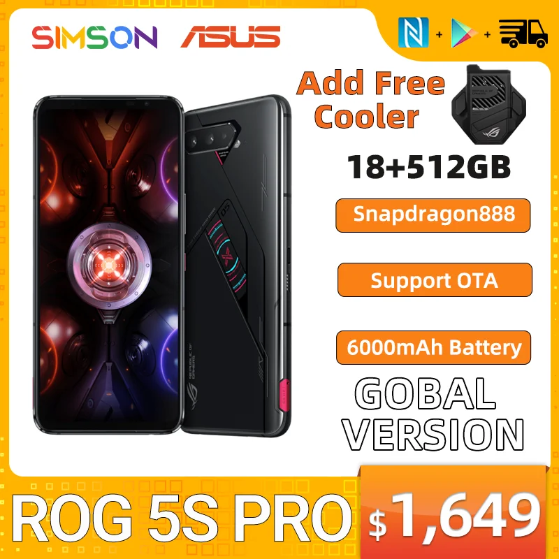 【爆売りセール開催中!】 ASUS ROG 国際ROM! 18/512gb 5s Phone - その他