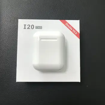 

i20 TWS wrieless Bluetooth 5.0 Earphones 5D Touch Bass Sound headset PK W1chip i10 i12 i15 i30 i80 tws for all smart phones