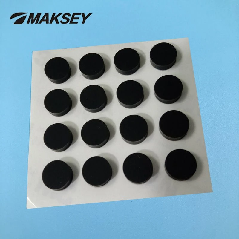 Maksey Silicone Rubber Feet Pads 3m Selfadhesive Antislip Shock