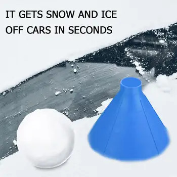 

VODOOL Car Magic Snow Remover Ice Scraper Window Windshield Oil Funnel Shovel Window Scrapers Cone Deicing cone ice scraper