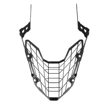 

Motorcycle Aluminum Headlight Guard Cover Protector Black for Honda CB500X 2019 2020