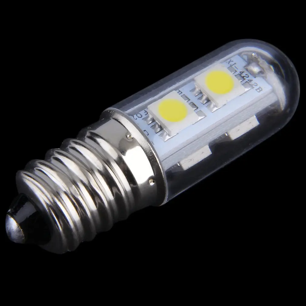 1х мини E14 1 Вт 7 светодиодный 5050 SMD Природа/теплый белый холодильник светильник лампа, 110 В/220 В новое поступление