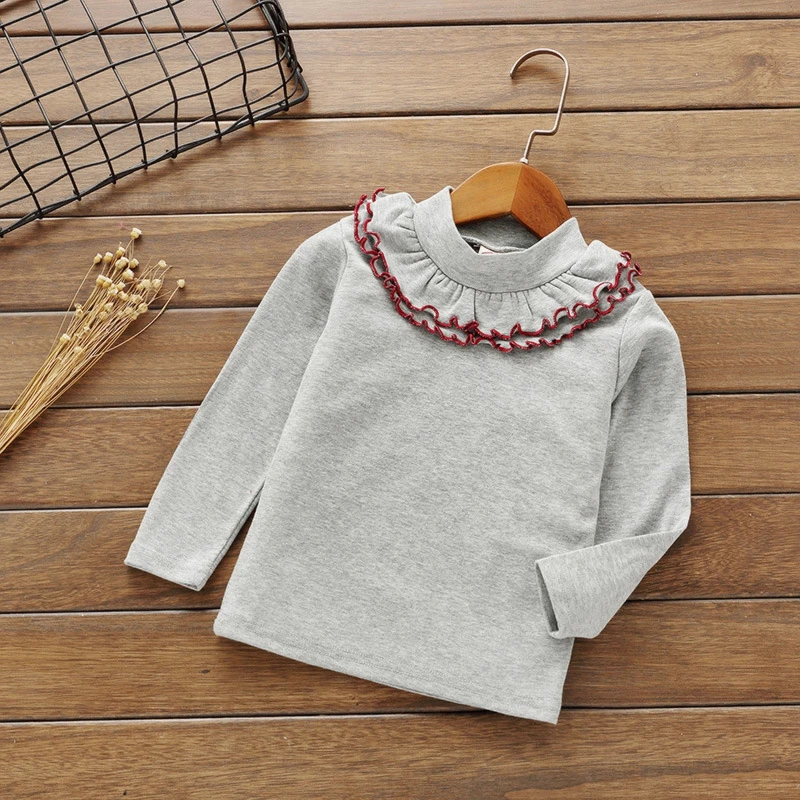 Girls Fashion T Shirts Baby Spring Autumn Long Sleeve Sweatshirt Children Cotton Printing Sweat 2-6 Years t shirt cotton t shirt kids t shirt girls t shirt girls tee shirt