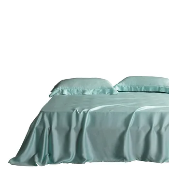 

Tencel Sheets One-Piece Viscose Solid Color Bare Sleeping Pillow Case Summer Thin Section Sheets Summer 60 Three-piece Set 1.5M