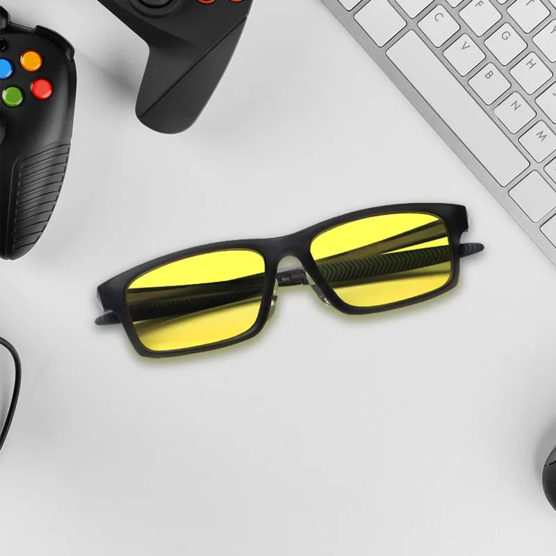 Xiaomi youpin TS E-sports анти-синие очки высокого качества TR90 рама легкий ПК объектив текстура резиновые ножки