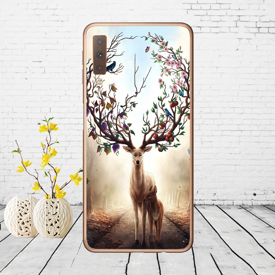 H6 Чехол для samsung Galaxy A7 силиконовый чехол для телефона с принтом чехол-накладка на заднюю крышку для samsung A7 A750 A750F 6,0 дюймов - Цвет: H6