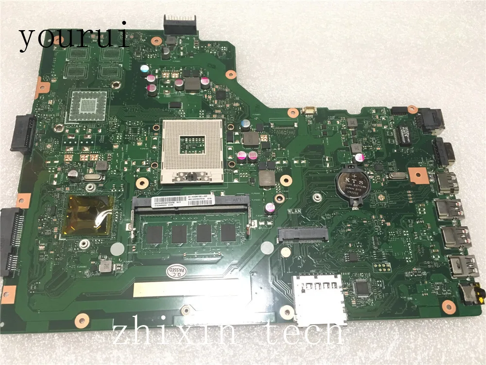 Yourui для оригинальной ASUS X75A X75VB Материнская плата ноутбука REV2.0 4 Гб ram интегрированная полностью протестированная работа