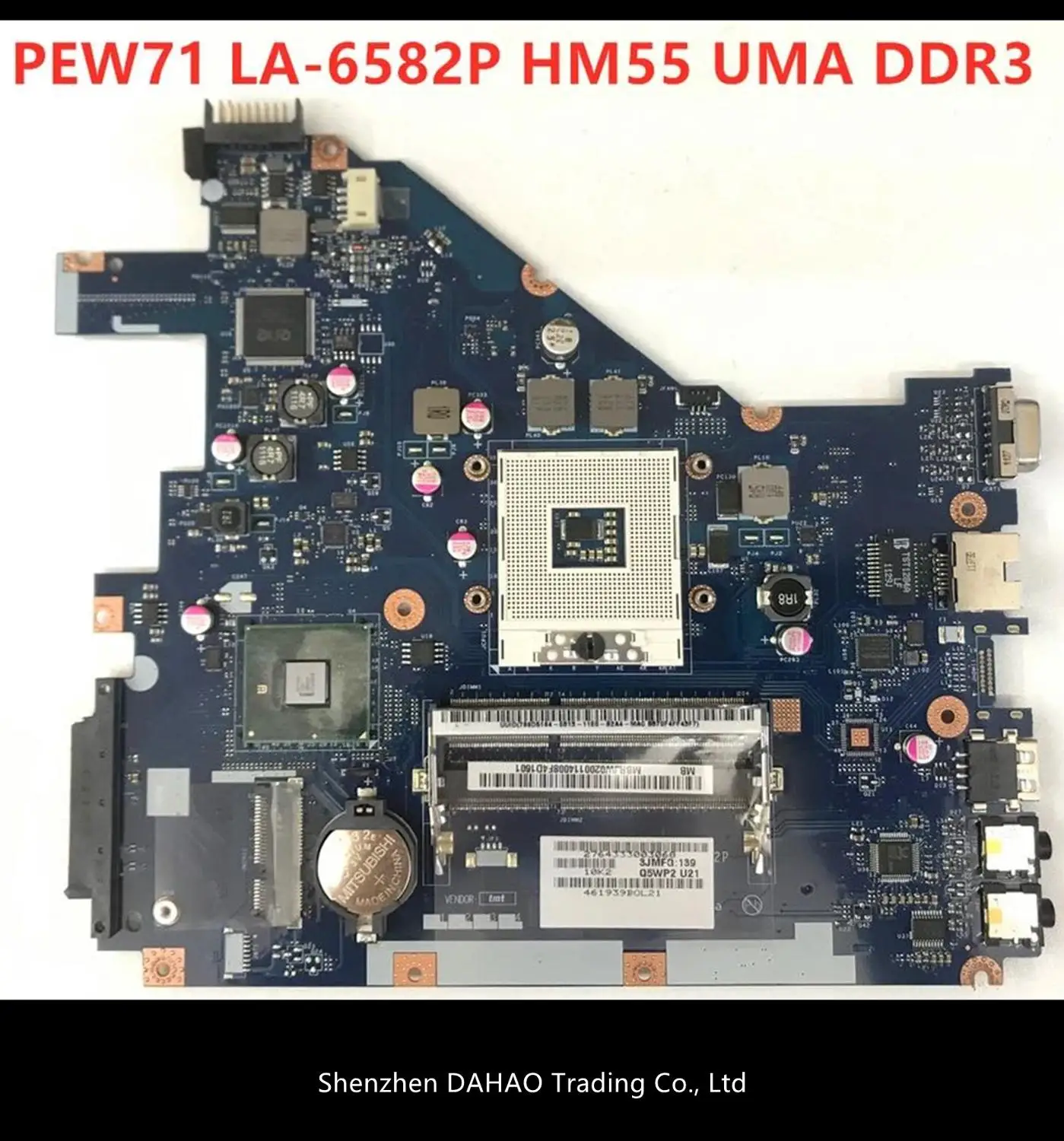 Материнская плата для ноутбуков Acer aspire материнская 5742G 5733 5742Z 5733Z 5742 MBRJY02002 PEW71 HM55 UMA