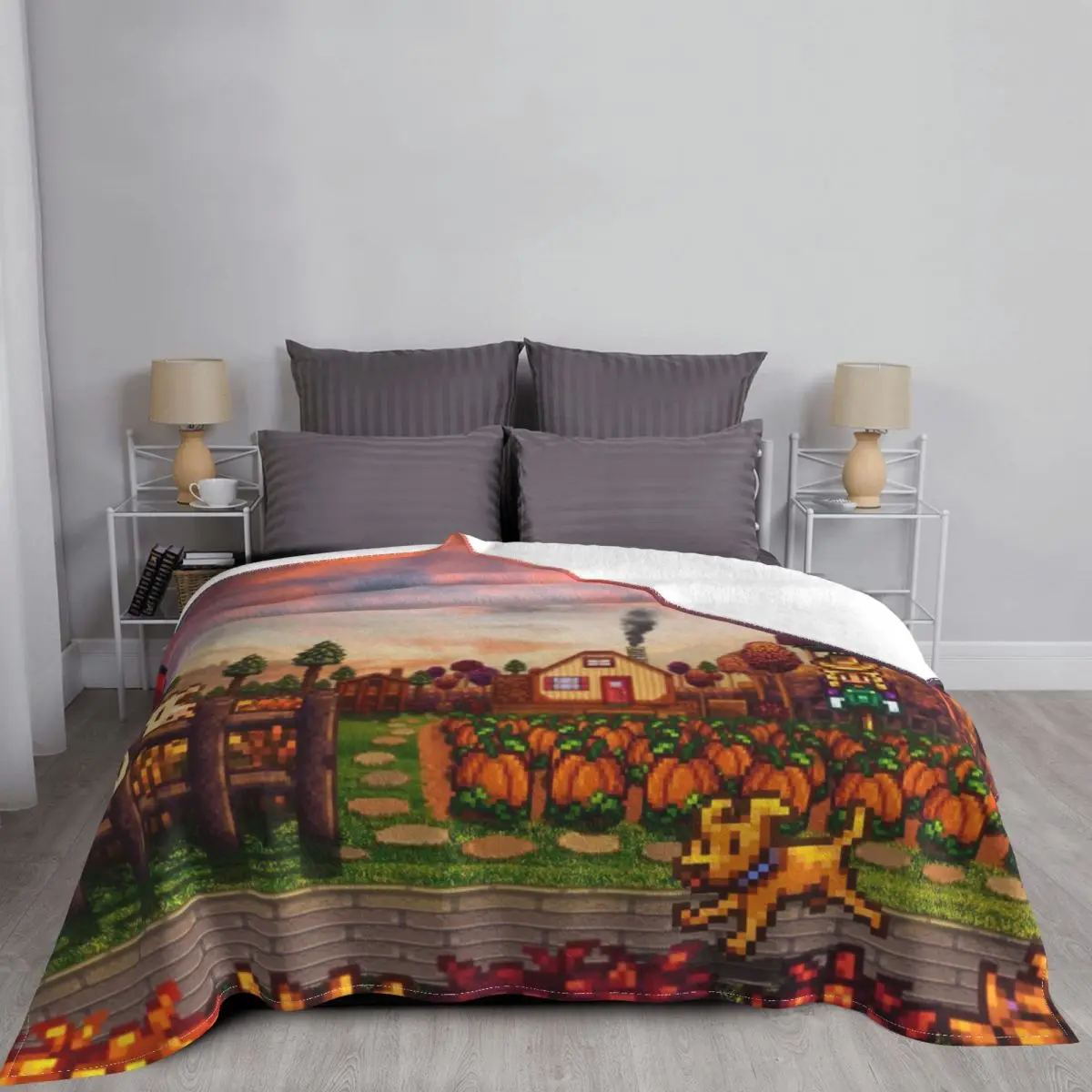 Stardew Valley Leah Role Playing Game Blankets Coral Fleece Plush  Decoration Bedroom Bedding Couch Bedspread|Blankets| - AliExpress