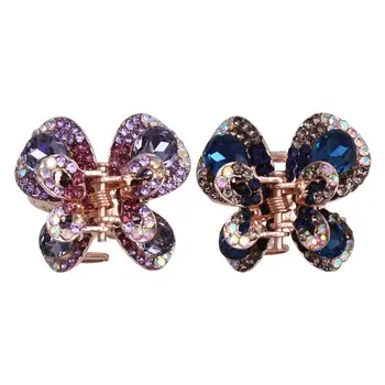 

2pcs Butterfly Hair Clip Fashion Bangs Clip Hair Pins for Girls Ladies