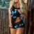 Бабочка Печати Женские Пижамы Набор V-Образным вырезом Стрейч Атлас Babydoll Кружева Сексуальное Женское Белье Пижамы Пижамы Домашняя Одежда Ночная Одежда Леди