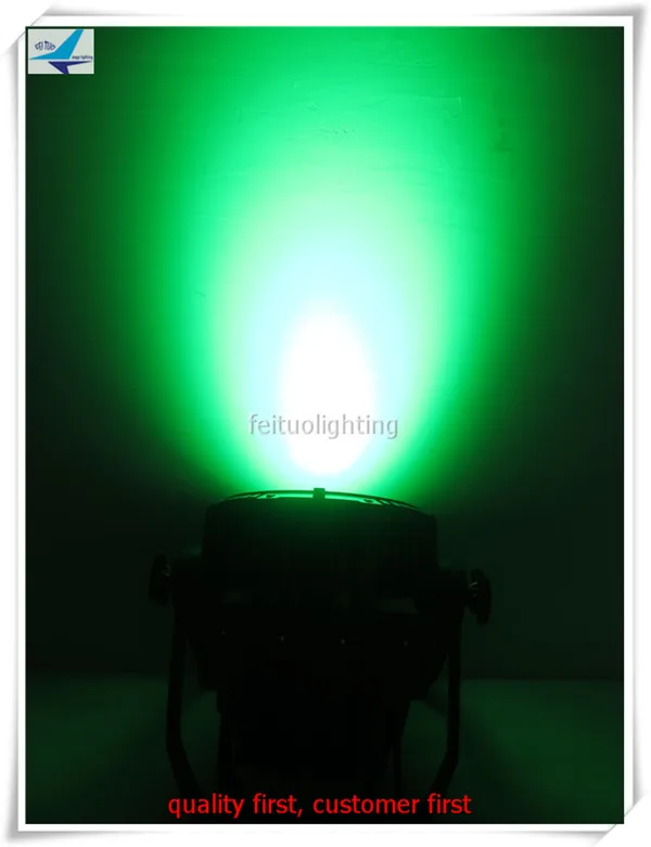 H-4/лот с Чехол IP65 Открытый водонепроницаемый 36 шт. x 10 Вт RGBW 4в1 dmx led par сценический светильник постепенное изменение цвета