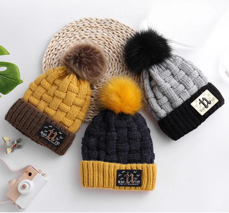 Doitbest/комплекты шапочки для детей от 4 до 10 лет с мехом внутри; комплект из 2 предметов для мальчиков и девочек; зимняя вязаная шапка и шарф