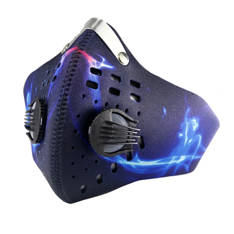 

GLORSUN pollution mask custom neoprene dust pm2.5 bike cycling mouth fine air filter anti odor smog fashion pollen mask