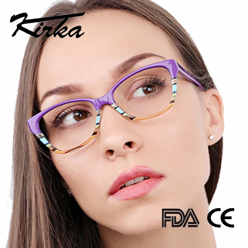 Очки Kirka Frame женские оптические очки Ретро прозрачные линзы для близорукости