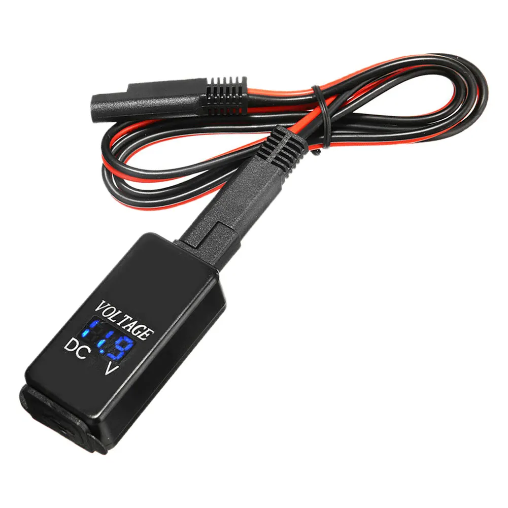 Водонепроницаемый мотоцикл с двумя портами usb SAE к USB Переходный кабель зарядное устройство для телефона
