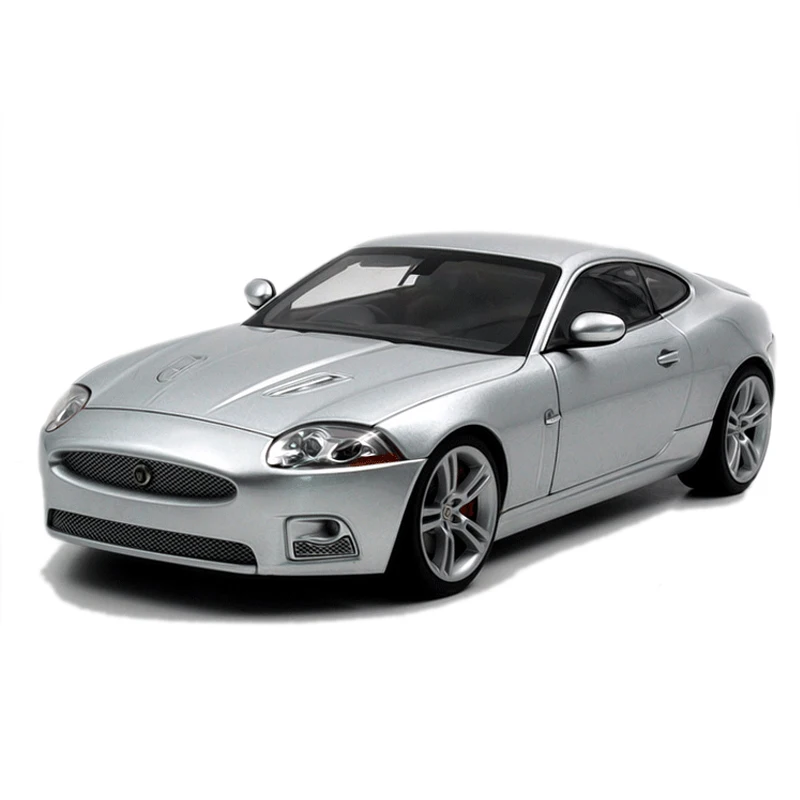 Autoart 1/18 Jaguar xkr-s французский гоночный Синий литой автомобиль модель - Цвет: Silver