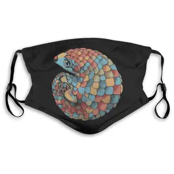 

Rainbow Pangolin Active Carbon Filter Mask with PM2.5 Filters 5 Layers of Protection for Men Women Washable Mist Proof Masks