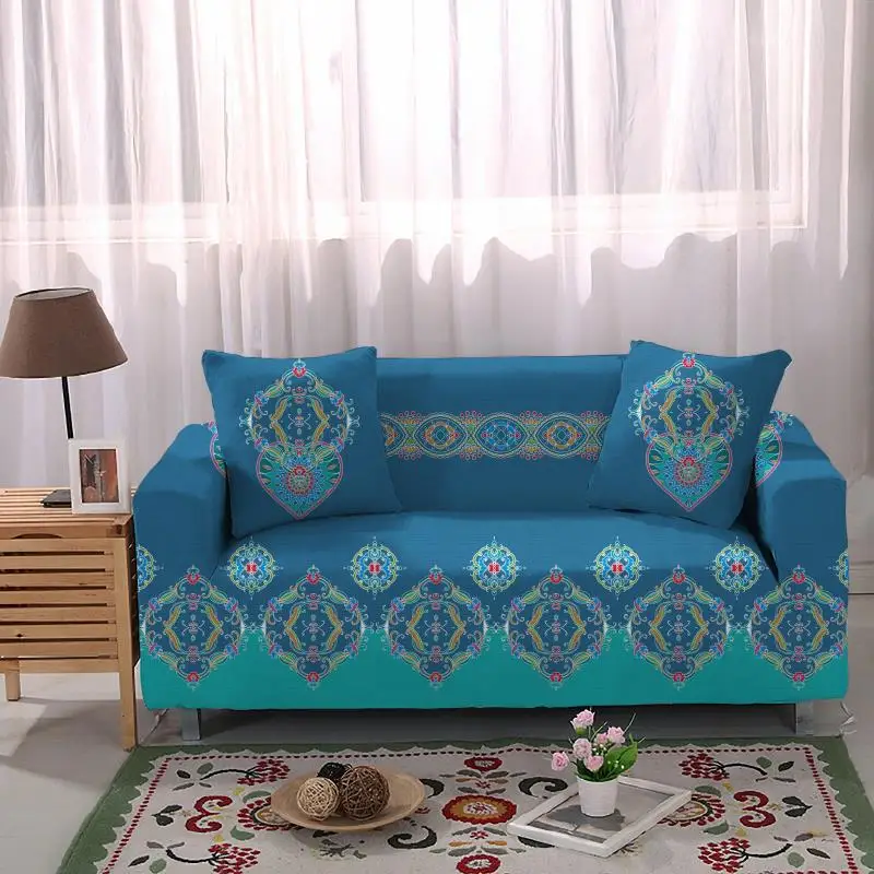 2 Polyester/Cotton Amduine Sofa Covers Modern Sectional Couch Covers Elasticity Universal Sofa Slipcovers Sofa Protection Cover - Цвет: 2