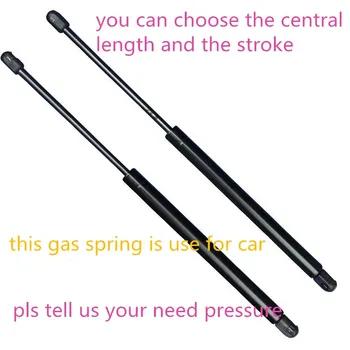 

2pcs/lot 50N to 800N force 200-580mm central distance,60-240mm stroke, pneumatic Auto Gas Spring, Lift Prop Gas Spring Damper