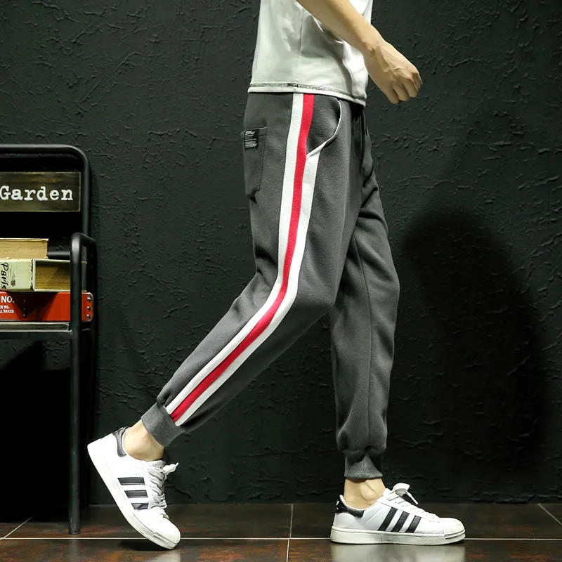 

2018 Autumn And Winter Hot Selling Large Size Men's Casual Pants Korean-style Slim Fit Trousers Athletic Pants Mixed Colors