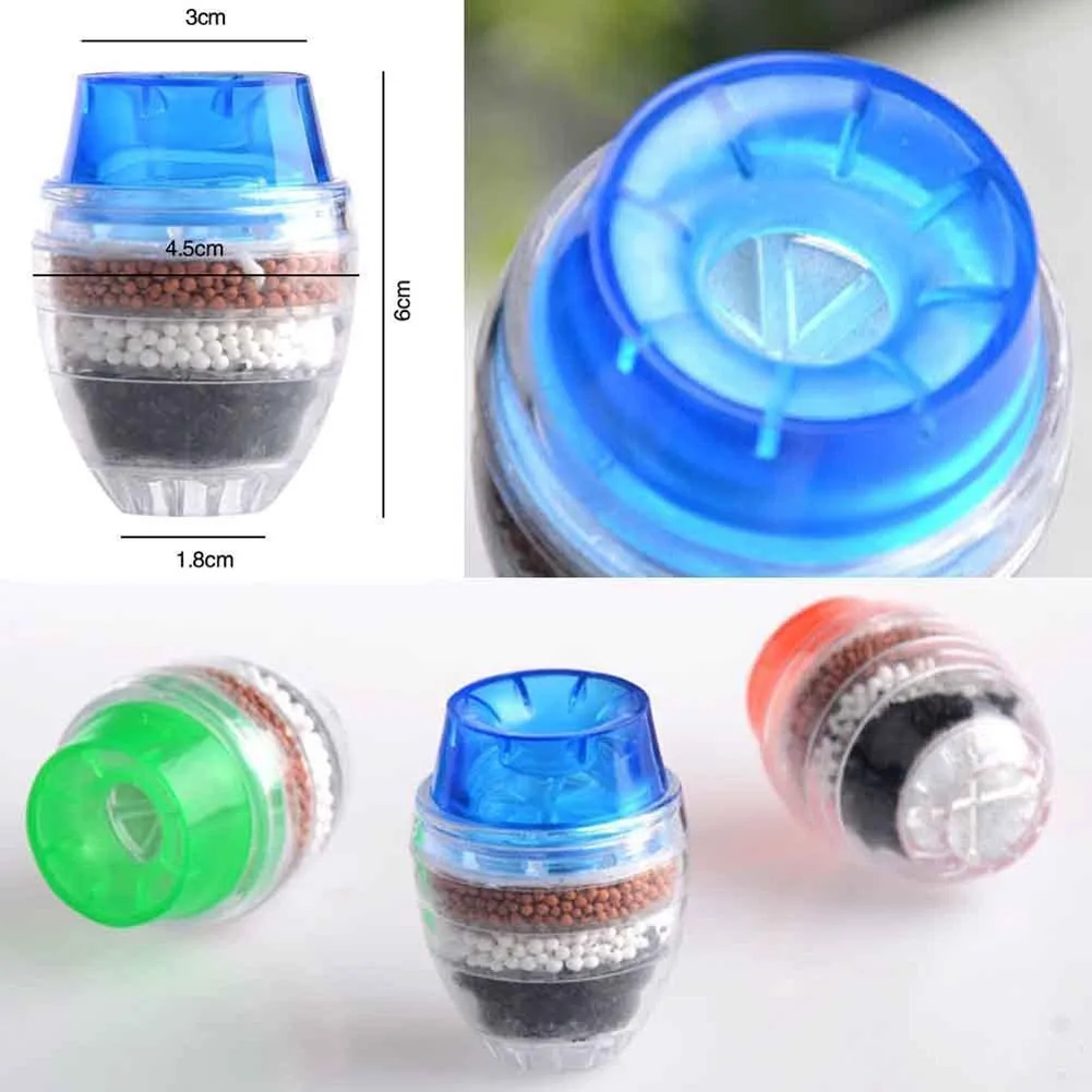 1 Pcs Tap Faucet Filter 5 Layers Drinking Water Purifier Water Filter Cartridge Home Kitchen Use HYD88