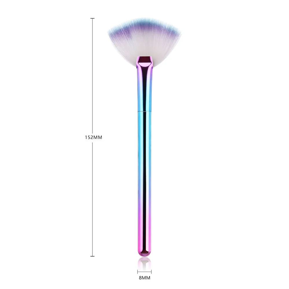 pink 1 шт. OutTop кисти для макияжа 1 шт. кисти для макияжа зубная щетка новая Русалка Кисть для макияжа овальная кисть для основы - Цвет: pink