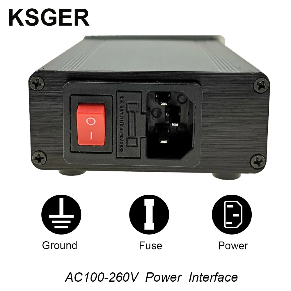 KSGER T12 паяльная станция STM32 V3.1S OLED DIY из алюминиевого сплава FX9501 ручка