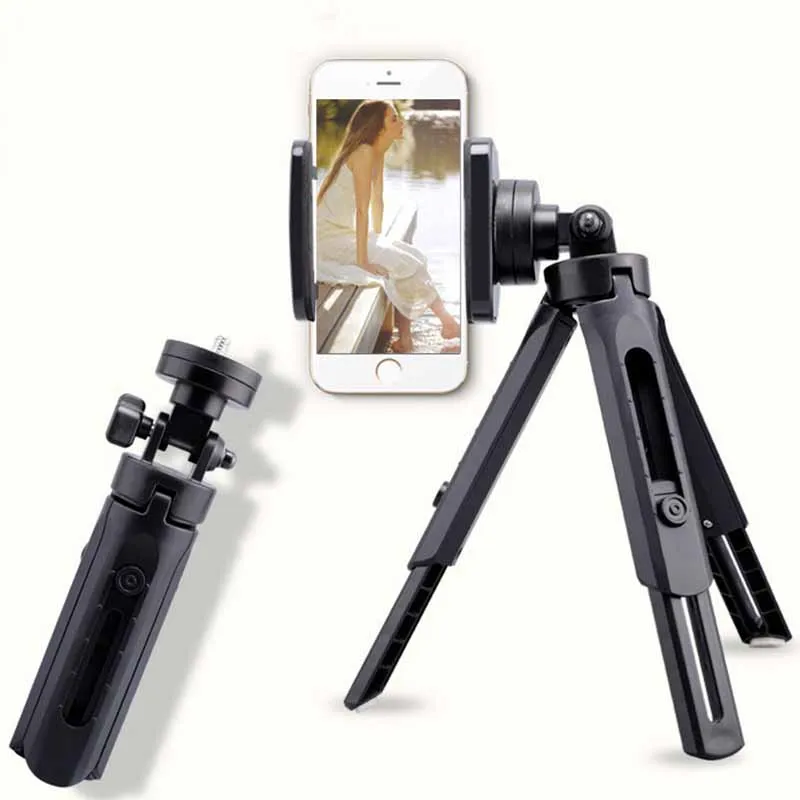 

Mini Phone Tripod Simple Camera Tripod Selfie tripe Retractable Desktop Phone Camera Holder Small Stable Phone Camera Accessorie