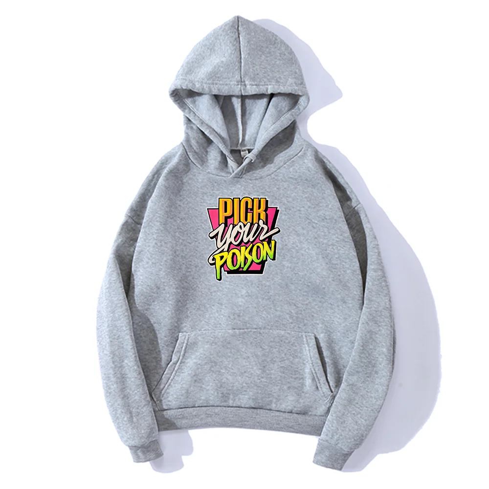 Серый Толстовки женские с длинным рукавом Повседневные топы забавные графические толстовки Топ пуловеры худи уличная Пара Толстовка винтажная Толстовка - Цвет: Серый