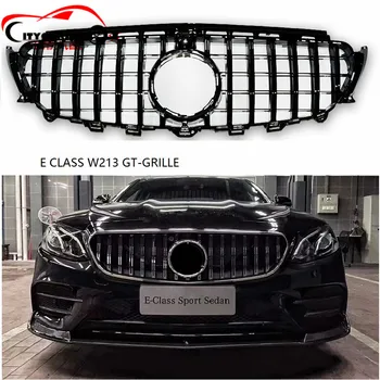 

HIGH QUALITY FRONT RACING GRILLE MESH GRILL BUMPER MASK COVER FIT FOR BENZ E CLASS W213 E200 E250 E300 E320 E350 GTR GRILLS 16+