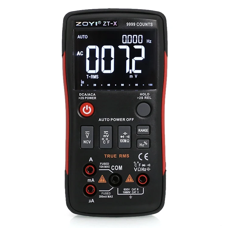 

Portable 9999 True - RMS Multimeters LCD Display Digital Auto Ranging Multimeter for sale