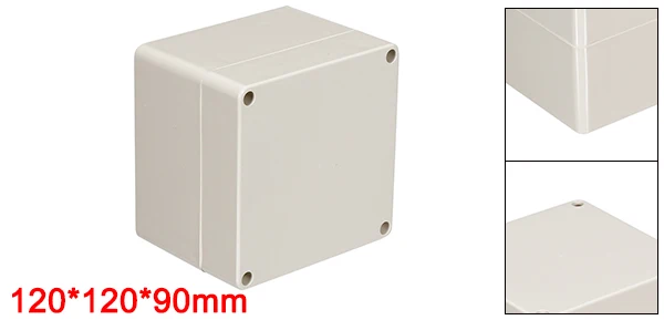 Uxcell 200x120x75 мм водонепроницаемый электронный ABS пластик DIY распределительный проект коробка корпус открытый/закрытый 160x45x55 мм - Цвет: 120x120x90mm