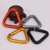 1pc Triangle Carabiner Outdoor Camping Hiking Keychain Snap Clip Hook Kettle Buckle Carabiner Accessories ► Photo 3/6