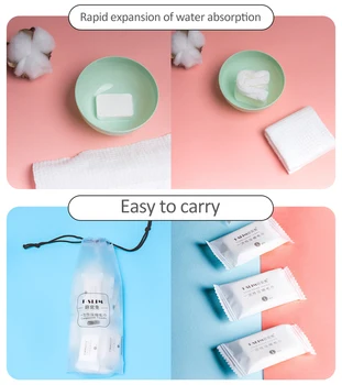 

25pcs Compressed Face Towel Disposable Pure Cotton Portable Travel Towel Water Wet Wipe Washcloth Napkin Outdoor Wipes Towel