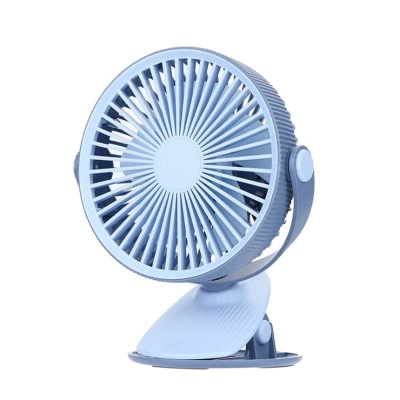 

ABRA-Usb Rechargeable Desktop Clip Fan Student Learning Multi-Functional Dormitory Portable Fan
