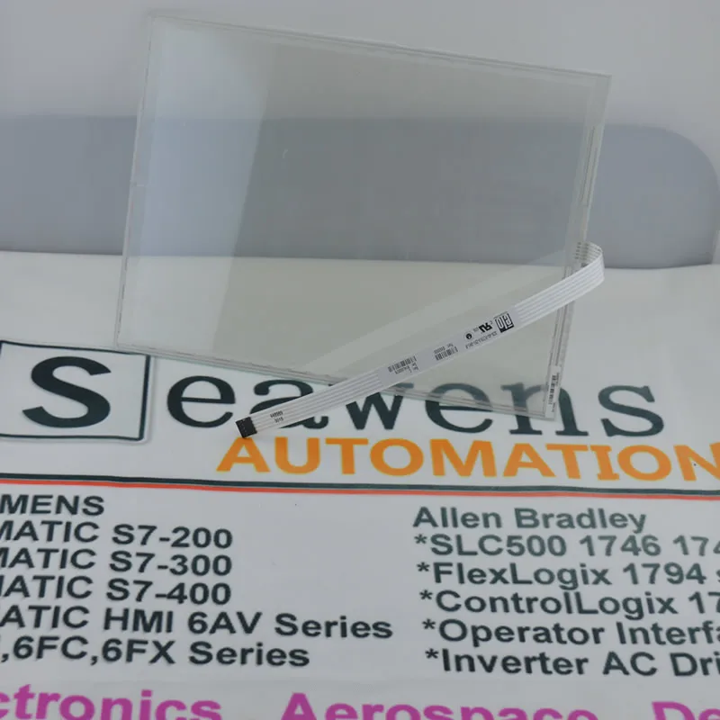  E529602 SCN-AT-FLT10.4-Z01-0H1-R SER:G60L80589 Touch Glass for Machine Operator Panel repair~do it 