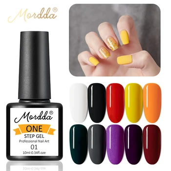 

MORDDA 10ML Gel Nail Varnish 60 Colors Gel Lacquer For Manicure One Step Gel Polish Soak Off Hybrid Painting Nail Art DIY Tools