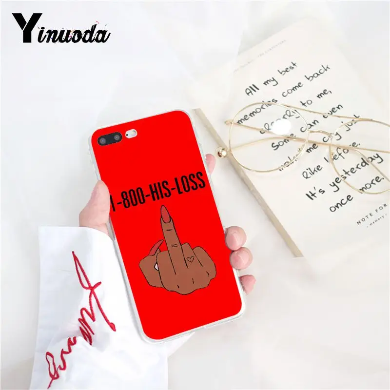 Funny Black Head Girl Make Money Not Friends Women Candy Red