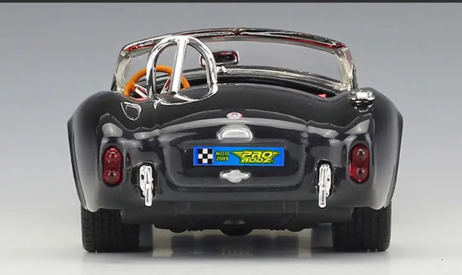 1:24 1965 Shelby Cobra 427 модель машины из сплава металлический литой под давлением классический родстер автомобиль для детей подарок на день рождения игрушки коллекционные