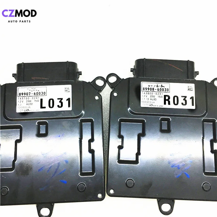 CZMOD 89907-60030 L031 89908-60030 R031 фар Светодиодный драйвер блок управления 143700-0241 143800-0241 Автоаксессуары б/у - Цвет: black L031 and R031