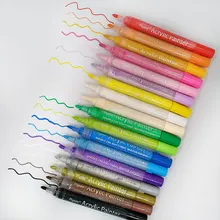 12/18/24/28-арта профессиональное искусство Цвет пропилена воды Цвет кисть ручки с красками Ремесла поставок фломастеры для каллиграфии